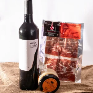 Lote VIno Jamon crema miel