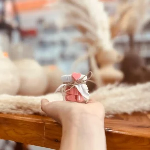 Jabones para invitados de boda con presentación natural