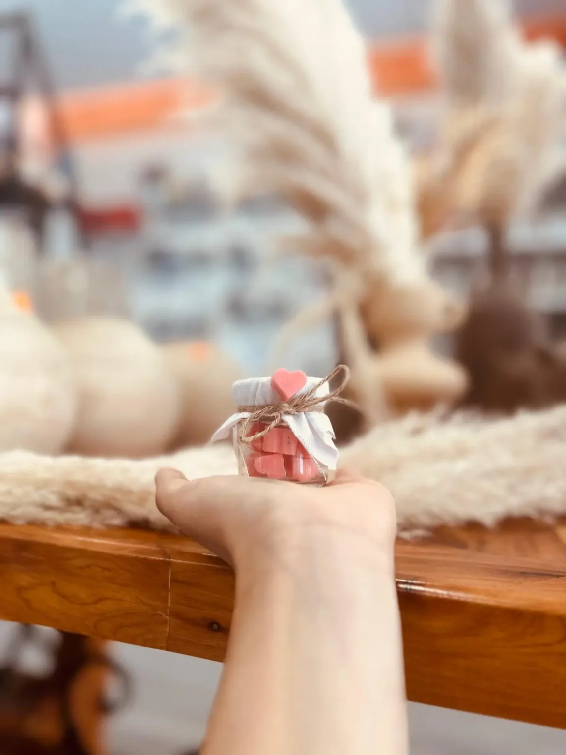 Jabones para invitados de boda con presentación natural